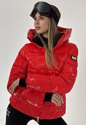 Превью Женская горнолыжная куртка Куртка горнолыжная HIGH SOCIETY Roma Red